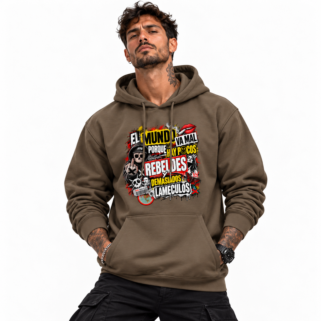 Sudadera REBELDES vs LAMECULOS
