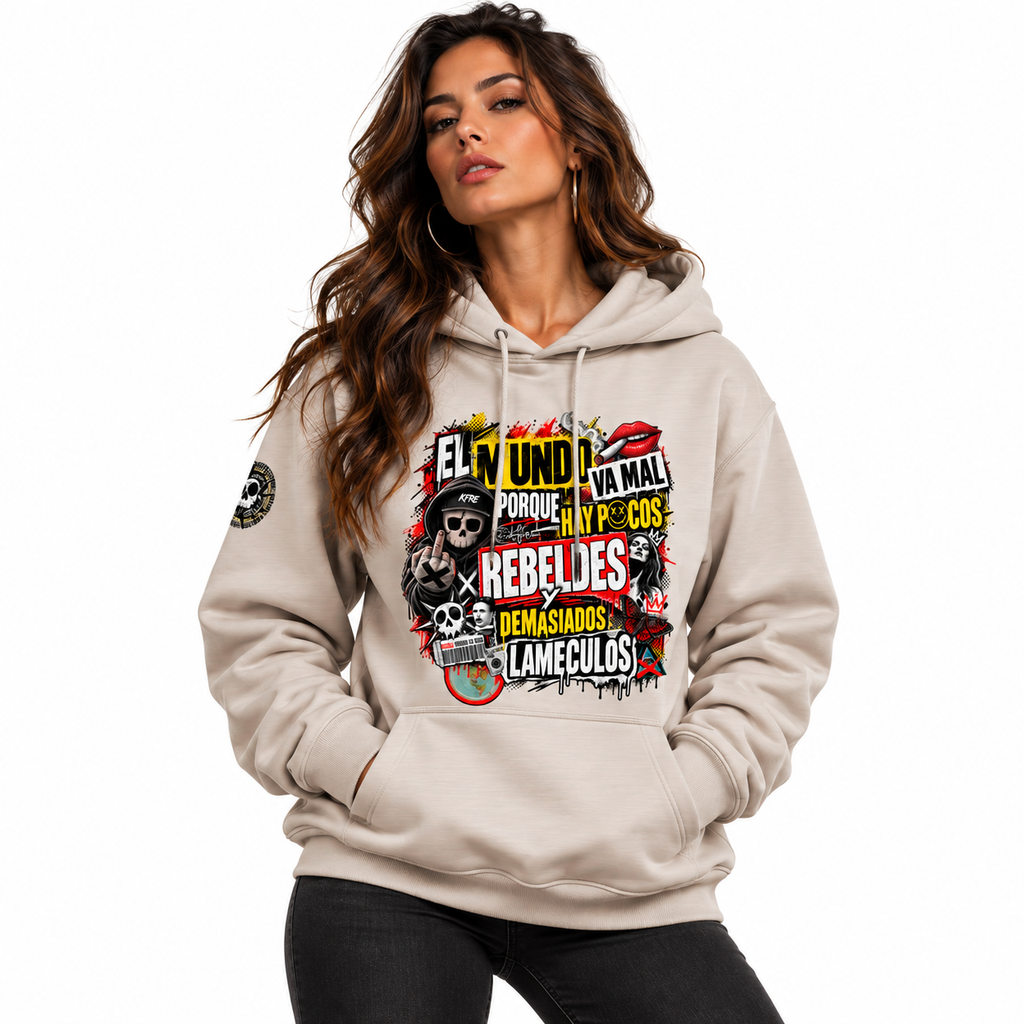 Sudadera REBELDES vs LAMECULOS